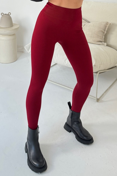 Katy royal blue ribbed high waist leggings – Glamify Famous For Loungewear