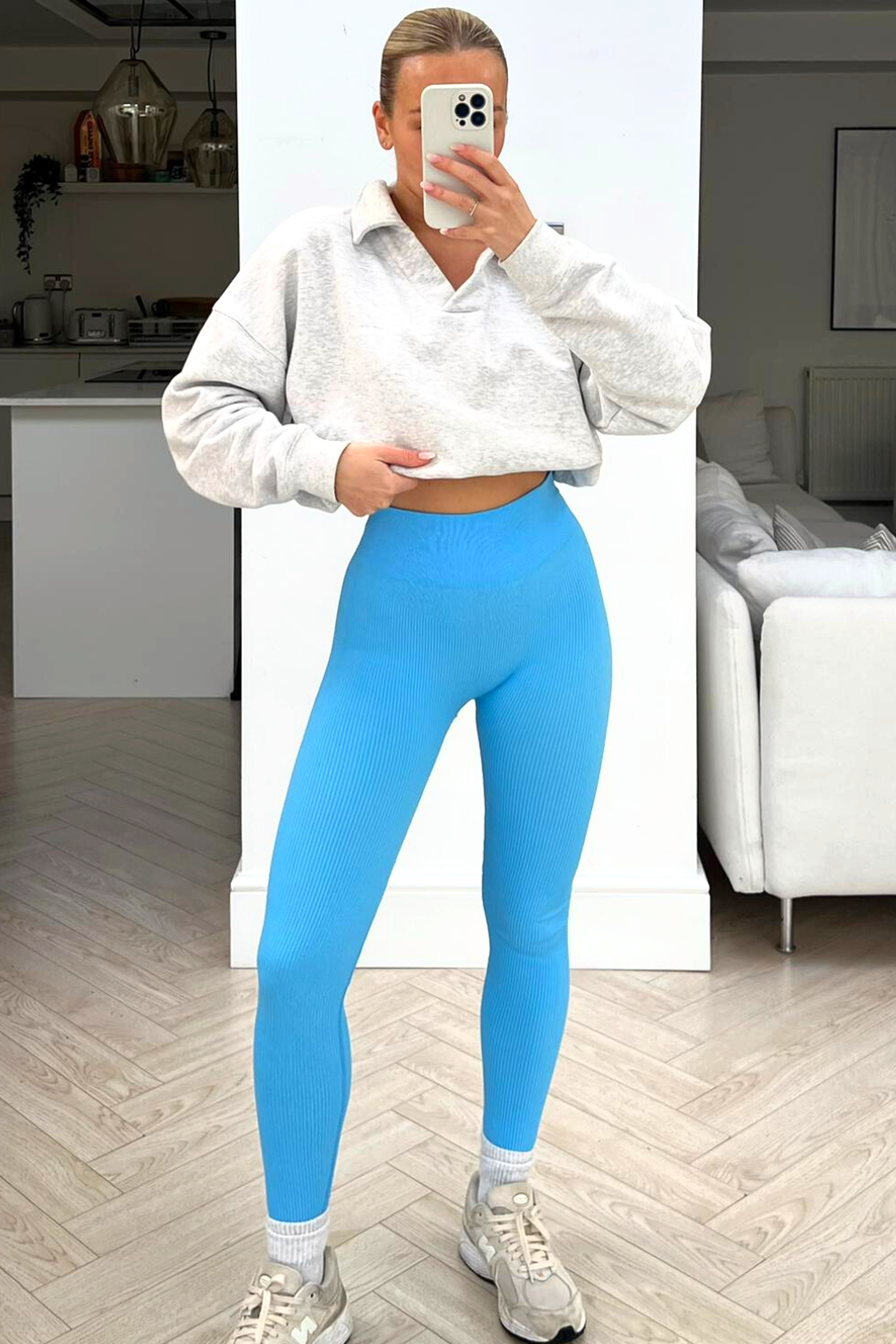katy cream ribbed high waist leggings – Glamify Famous For Loungewear
